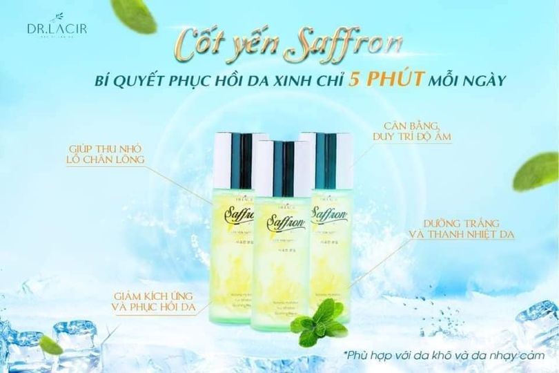 Cốt yến Saffron - Toner xịn từ thảo dược quý ! 