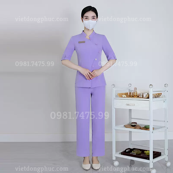 Xưởng may quần áo spa theo số lượng, giá rẻ