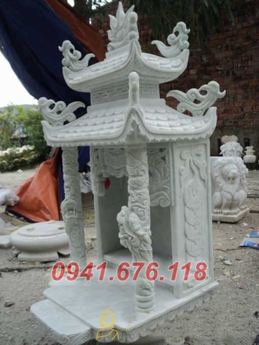Mẫu 78 bàn thờ thần tài ông địa đá đẹp bán sóc trăng khóm miếu