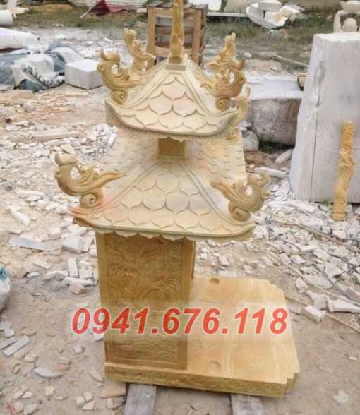Mẫu 78 bàn thờ thần tài ông địa đá đẹp bán sóc trăng khóm miếu