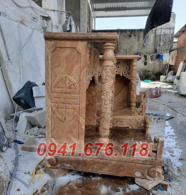 Mẫu 78 bàn thờ thần tài ông địa đá đẹp bán sóc trăng khóm miếu