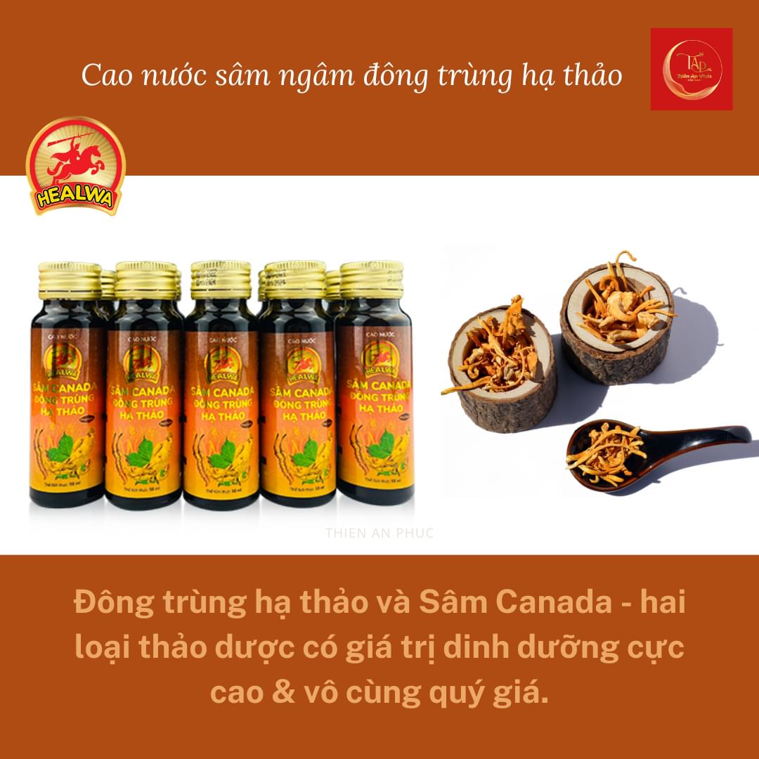 Bán cao nước sâm Canada Đông trùng hạ thảo cho nam giới ở HCM giá rẻ