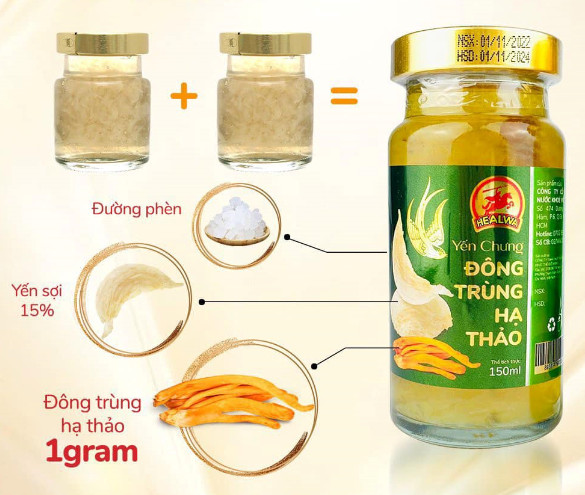 Bán yến chưng saffron đông trùng hạ thảo cho người giảm cân ở HCM