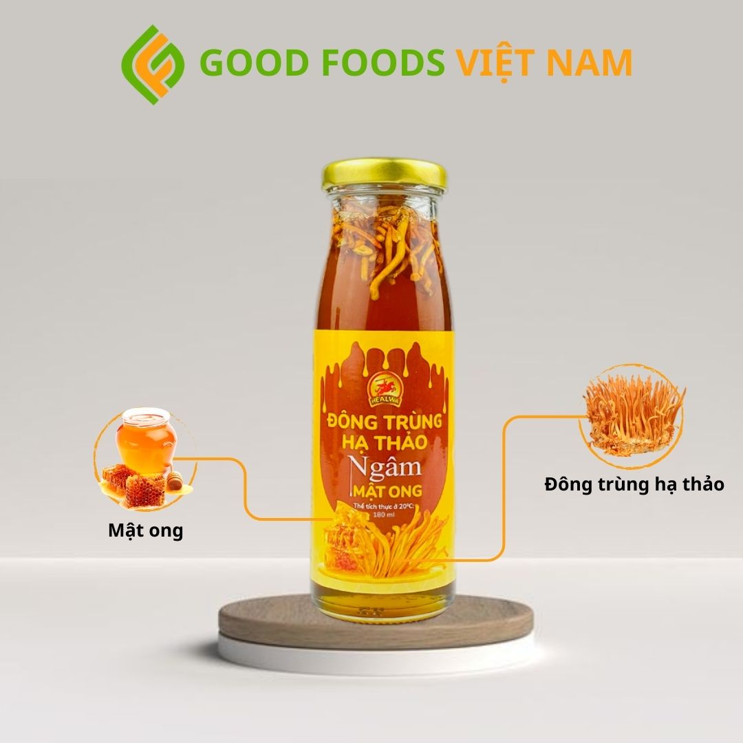 Đông Trùng Hạ Thảo Ngâm Mật Ong cho người mỡ máu freeship toàn quốc