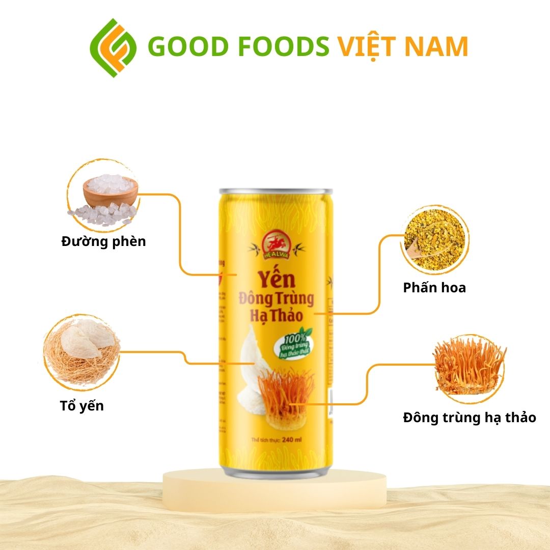 NƯỚC YẾN ĐÔNG TRÙNG HẠ THẢO CORDYNEST GIẢI KHÁT FREESHIP TOÀN QUỐC