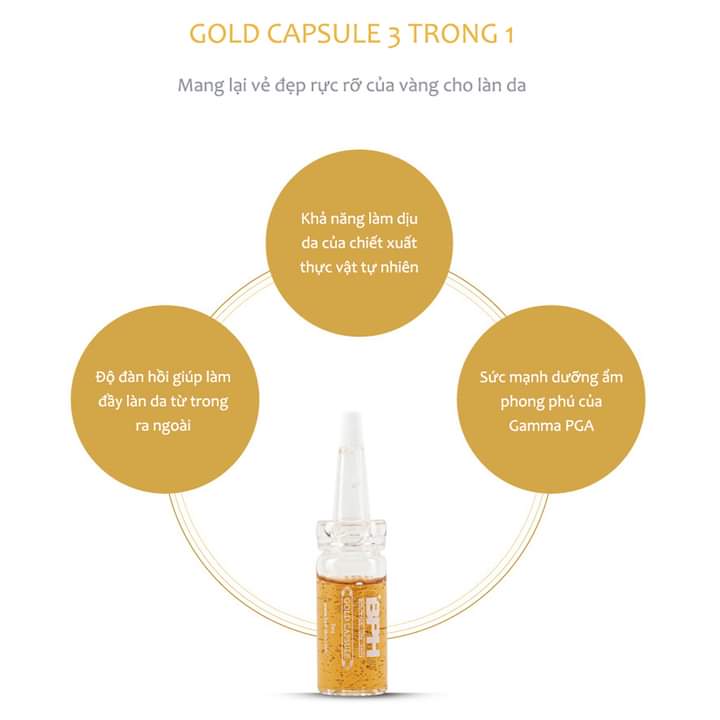 Serum dưỡng ẩm và cải thiện nếp nhăn BPH Gold capsule