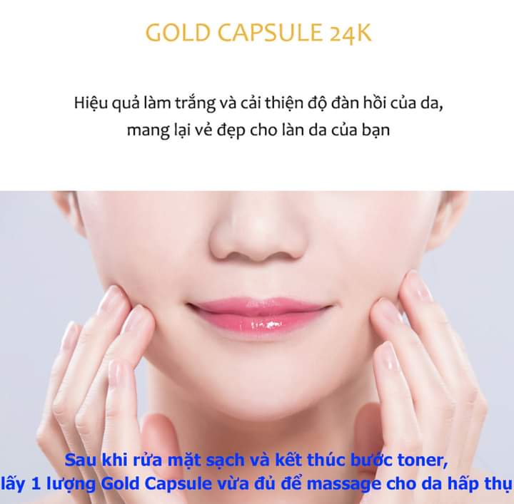 Serum dưỡng ẩm và cải thiện nếp nhăn BPH Gold capsule