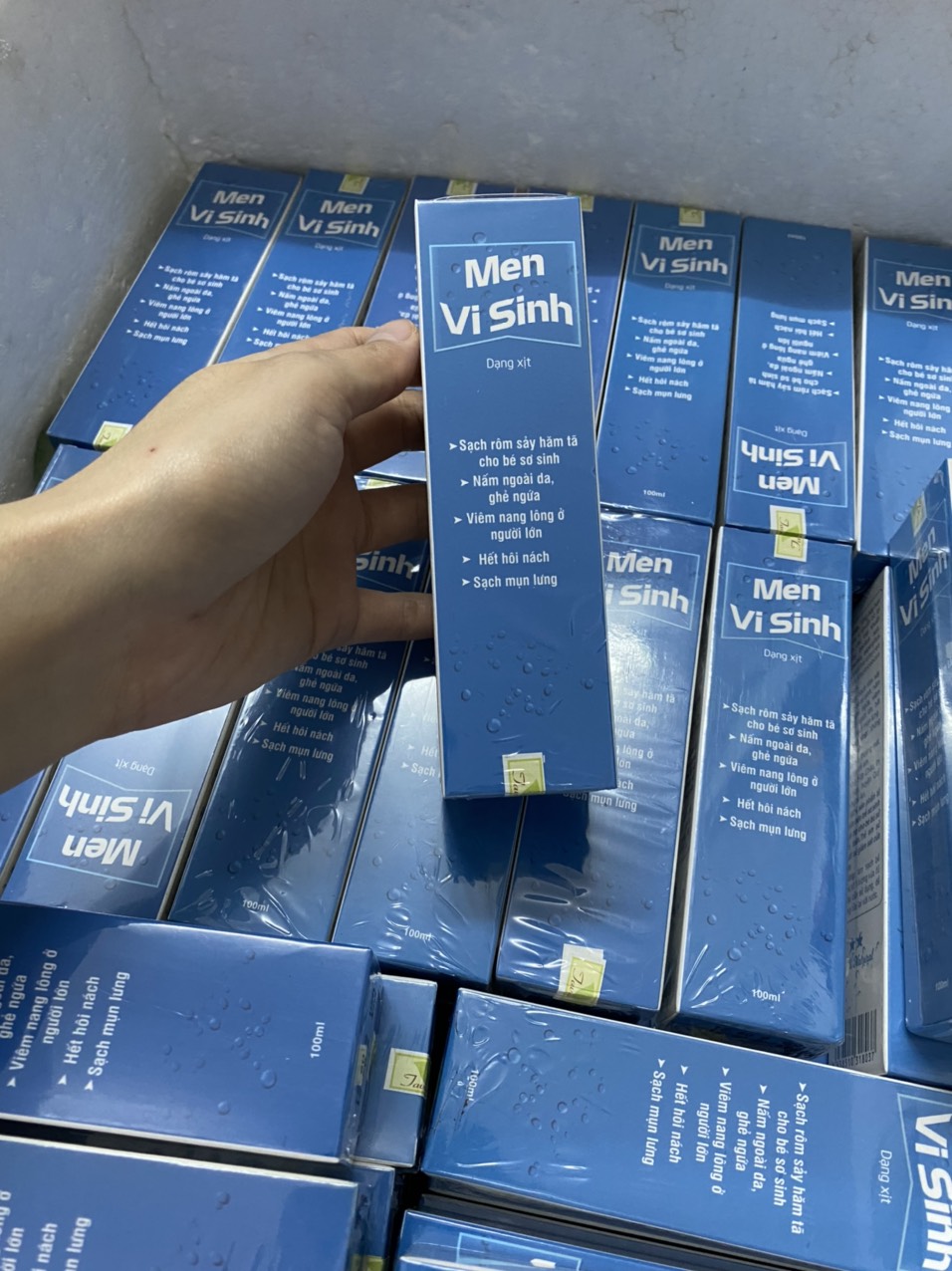 Men vi sinh Tavida hết mụn trên cơ thể, hết viêm nang lông
