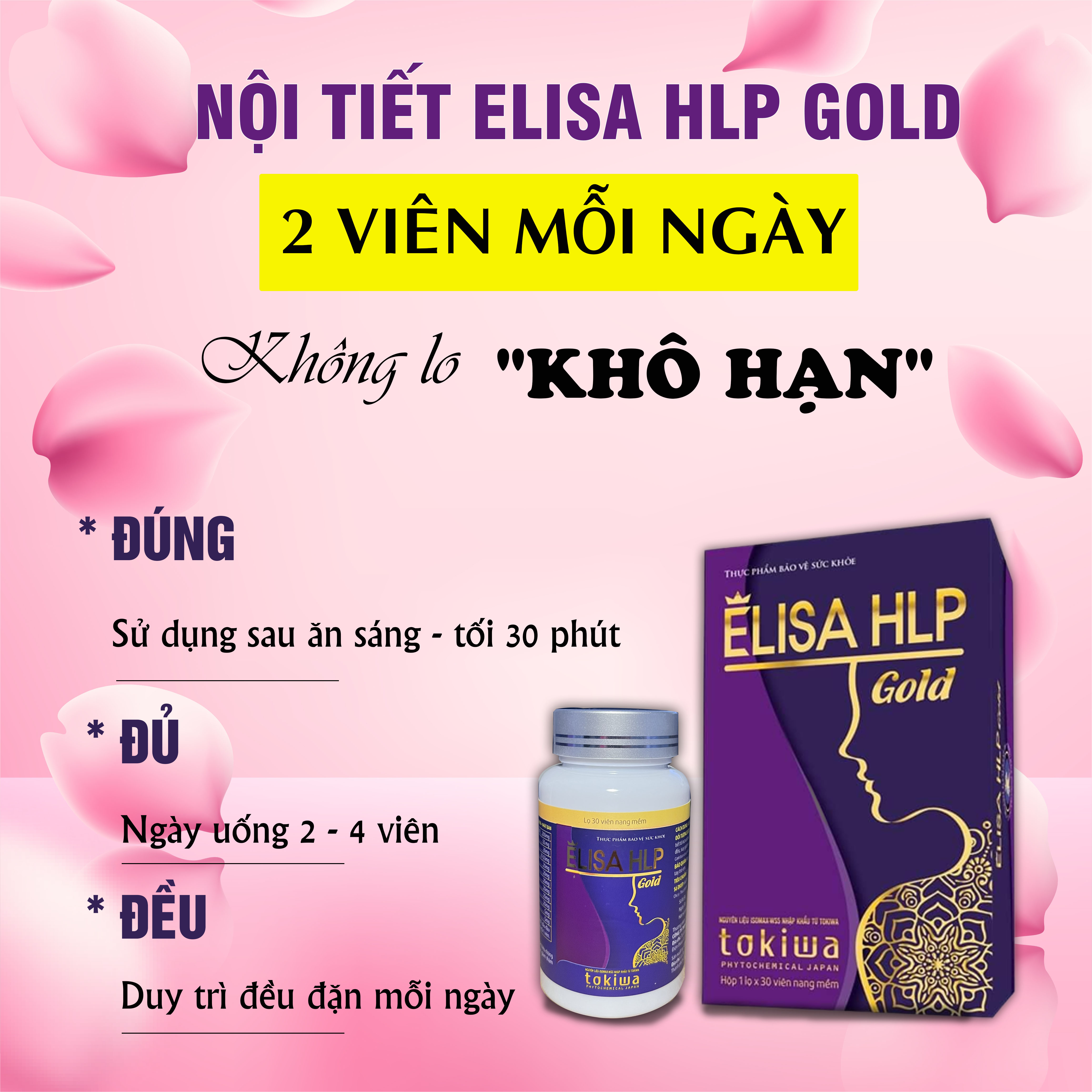 Nội tiết elisa gold giải pháp cân bằng nội tiết tố nữ