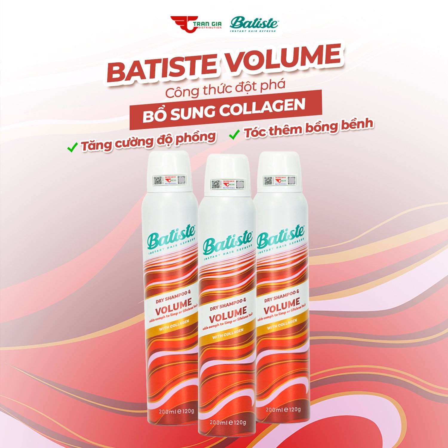 TUYỂN NPP BATISTE - DẦU GỘI KHÔ SỐ 1 THẾ GIỚI