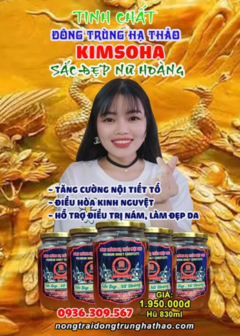 TINH CHẤT ĐÔNG TRÙNG HẠ THẢO KIMSOHA TĂNG CƯỜNG NỘI TIẾT TỐ NỮ