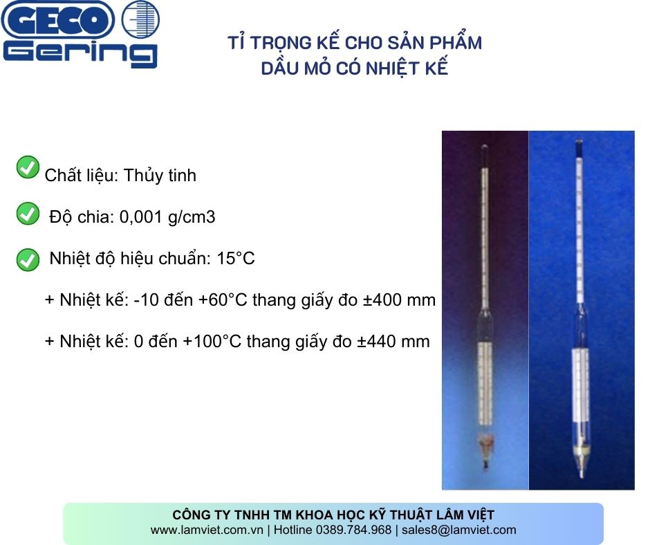 Tỷ trọng kế dầu mỏ