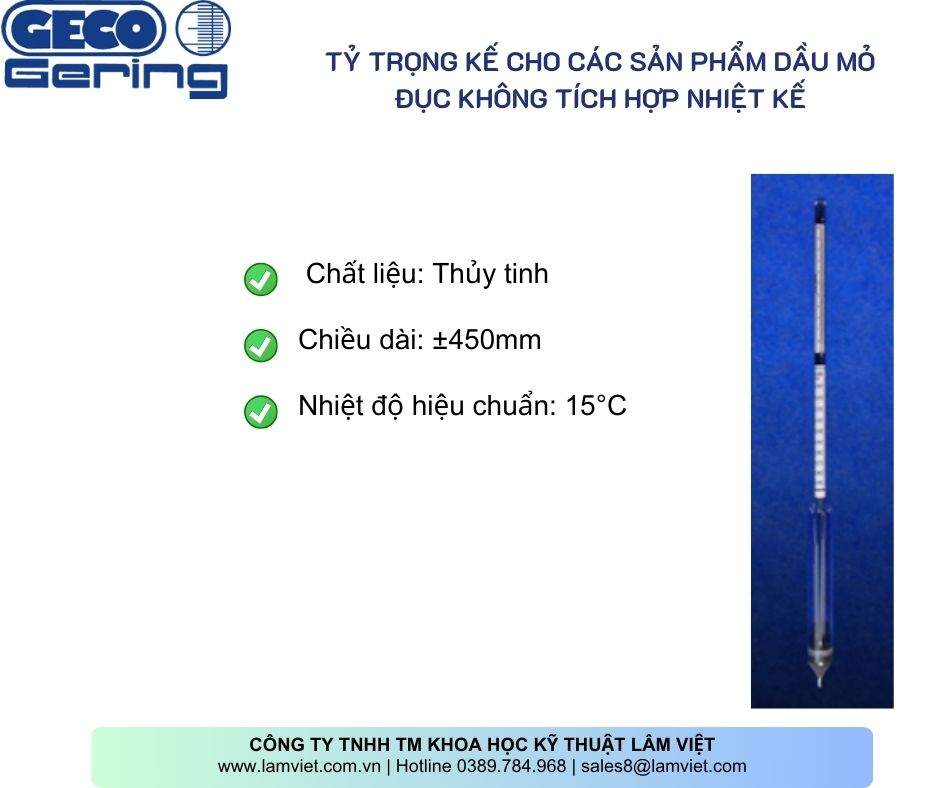Tỷ trọng kế dầu mỏ