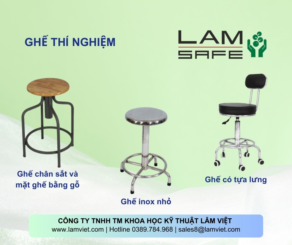 Ghế thí nghiệm Inox-Lâm Việt