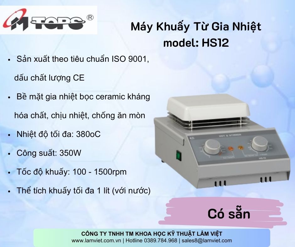 (hàng có sẵn)-Máy khuấy từ gia nhiệt hãng Misung