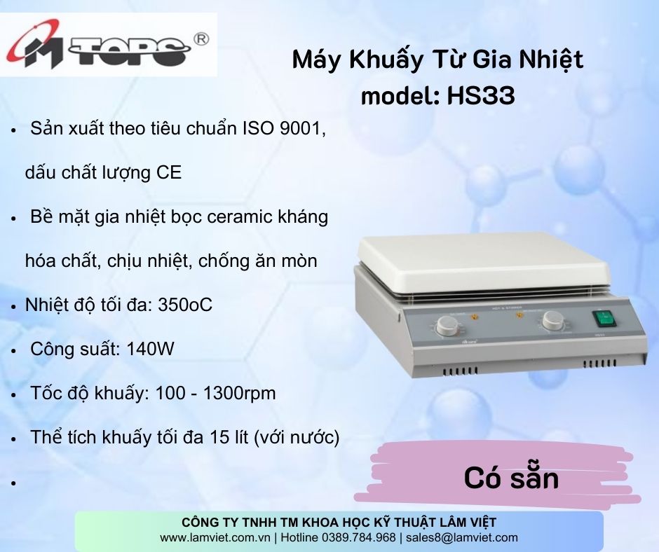 (hàng có sẵn)-Máy khuấy từ gia nhiệt hãng Misung