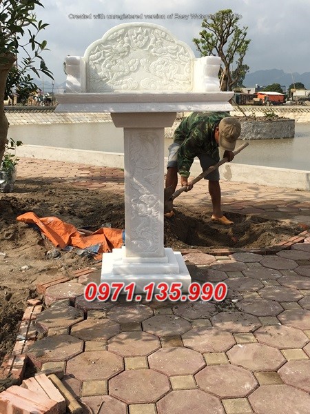 Mẫu cây hương bằng đá đẹp bán tại Vũng Tàu