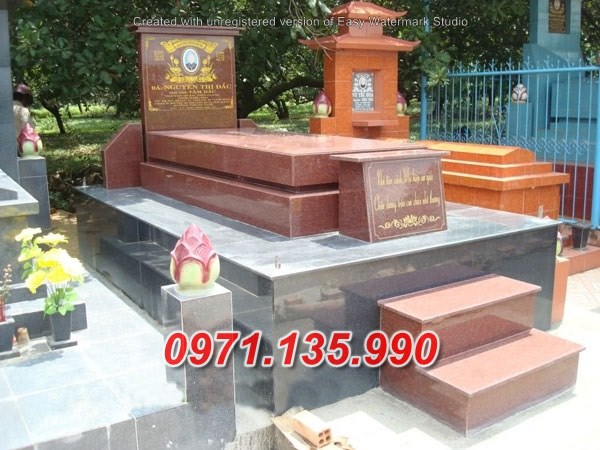 Mẫu mộ đá hoa cương đẹp bán tại quảng nam - mộ đá để tro cốt