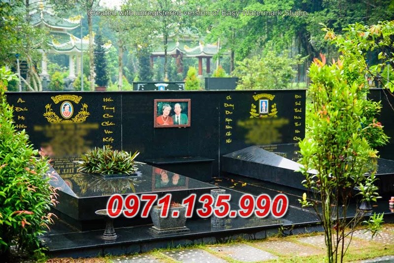 Mẫu mộ đá hoa cương đẹp bán tại quảng nam - mộ đá để tro cốt