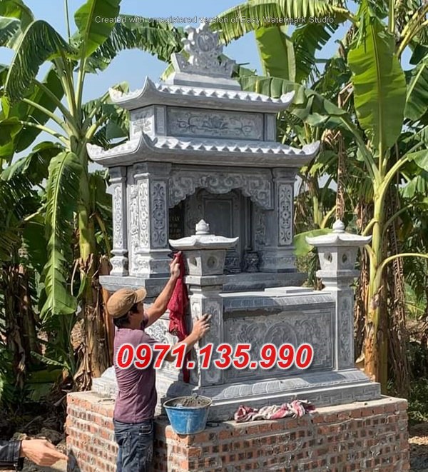 Mẫu mộ đá đôi ông bà bố mẹ đẹp bán tại nam định cao bằng bắc kạn