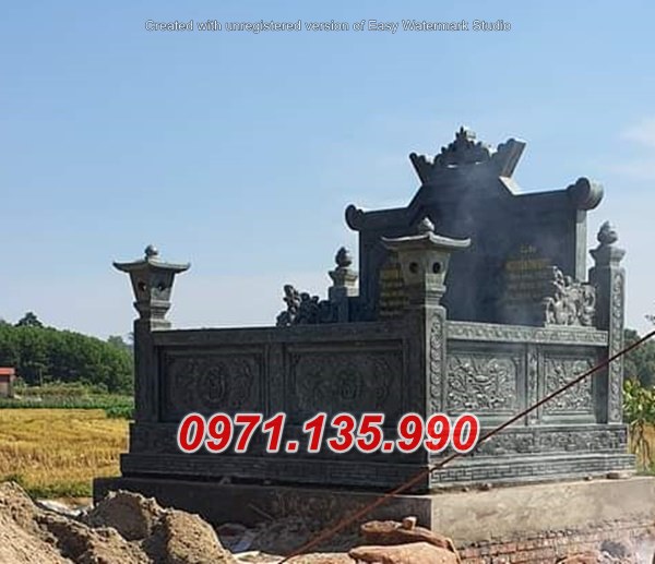 Mẫu mộ đá đôi ông bà bố mẹ đẹp bán tại nam định cao bằng bắc kạn
