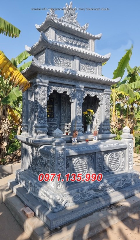 Mẫu mộ đá đôi ông bà bố mẹ đẹp bán tại nam định cao bằng bắc kạn