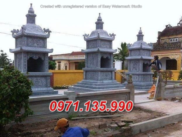 Mẫu mộ tháp đá để tro cốt đẹp bán tại tây ninh đồng nai - tháp mộ sư