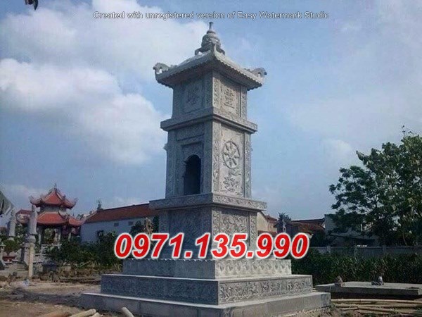 Mẫu mộ tháp đá để tro cốt đẹp bán tại tây ninh đồng nai - tháp mộ sư