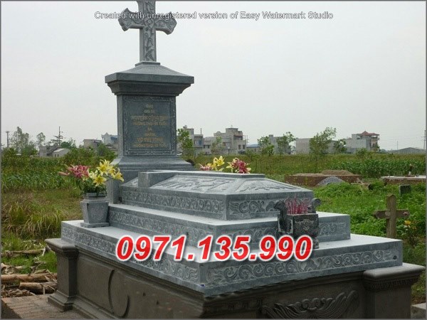 Mẫu mộ đá công giáo để tro cốt đẹp bán tại cà mau cần thơ
