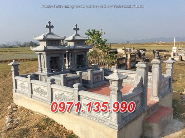 Mẫu mộ đá công giáo để tro cốt đẹp bán tại cà mau cần thơ