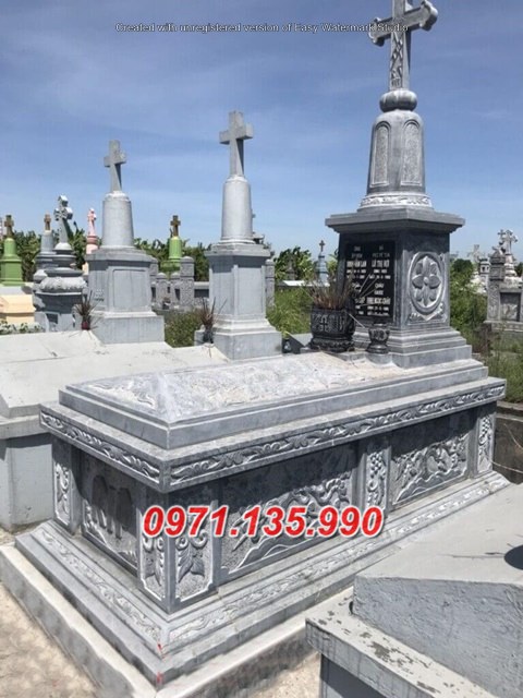 Mẫu mộ đá công giáo để tro cổt đẹp bán tại đồng nai tây ninh - mộ đá