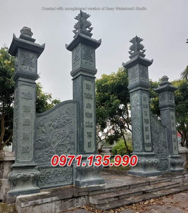 Mẫu cổng đá đẹp nhà thờ đình chùa bán tại thái nguyên phú thọ