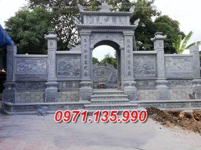 Mẫu cổng đá đẹp nhà thờ đình chùa bán tại đồng nai tây ninh