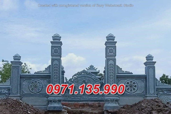 Mẫu cổng đá đẹp nhà thờ đình chùa bán tại đồng nai tây ninh
