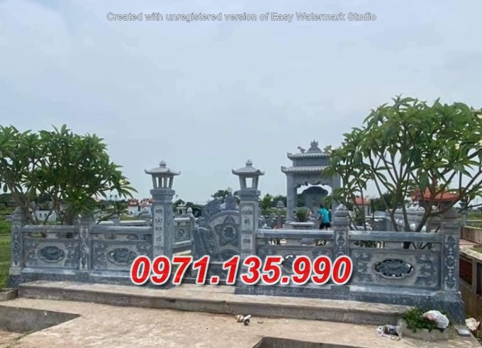 Mẫu nghĩa trang lăng mộ nhà mồ bằng đá gia tộc dòng họ bán khánh hoà