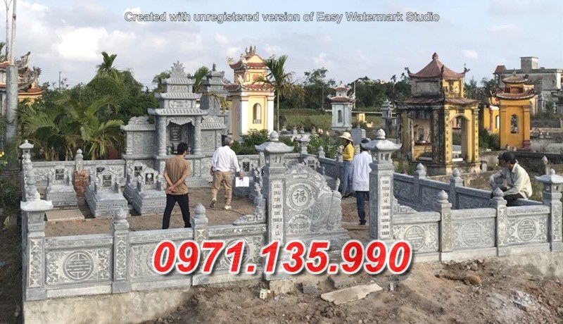 Mẫu lăng mộ bằng đá đẹp gia tộc dòng họ bán tại đắk lắk
