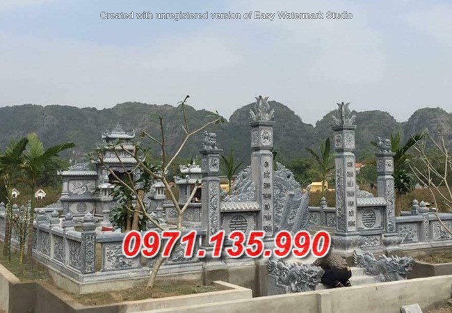 Mẫu lăng mộ bằng đá đẹp gia tộc dòng họ bán tại đắk lắk