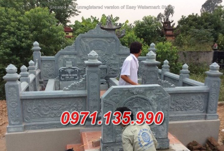 Mẫu lăng mộ bằng đá đẹp gia tộc dòng họ bán tại đắk lắk