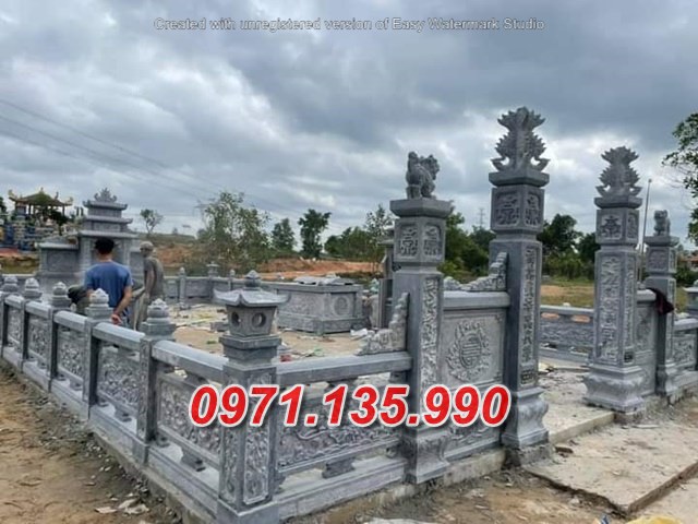 Mẫu lăng mộ bằng đá đẹp gia tộc dòng họ bán tại gia lai