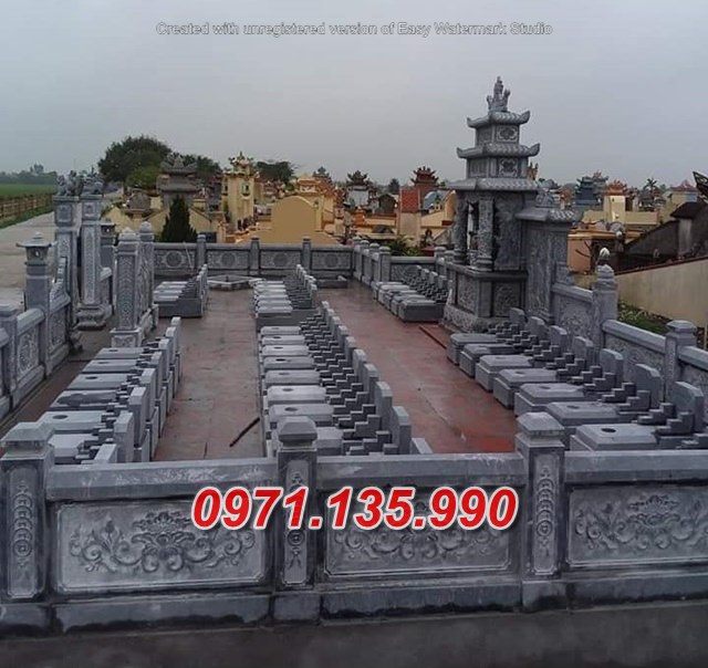 Mẫu lăng mộ bằng đá đẹp gia tộc dòng họ bán tại gia lai