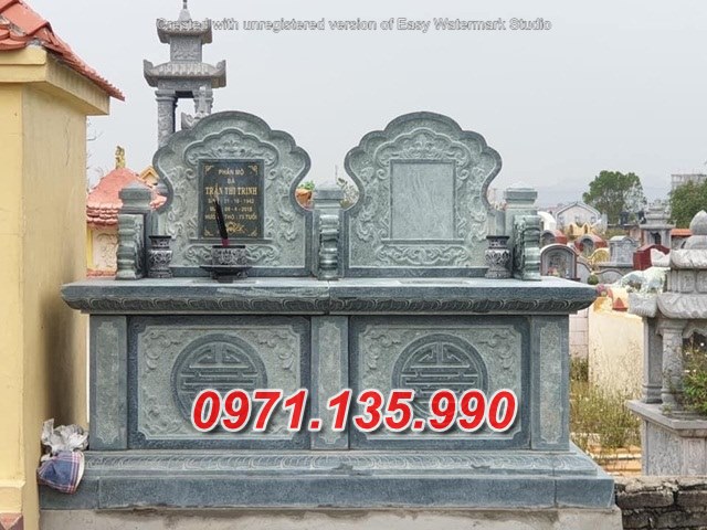 Mẫu mộ đá đôi để tro cốt đẹp bán tại lạng sơn hưng yên hải phòng