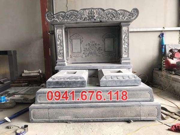 Mẫu mộ đá đôi đẹp để tro cốt bán tại bình định phú yên khánh hoà