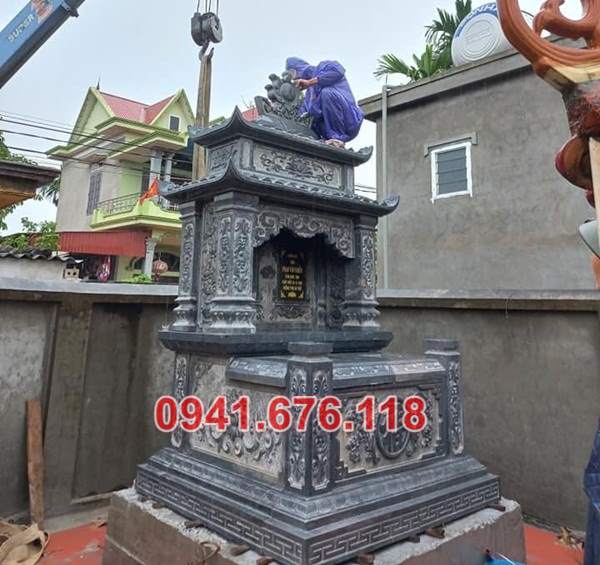 Mẫu mộ đá đôi đẹp để tro cốt bán tại bình định phú yên khánh hoà