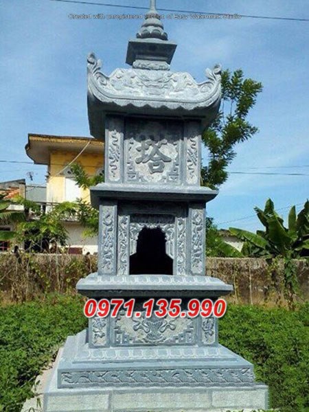 Mẫu bảo tháp đá phật giáo để tro cốt đẹp bán tại TP HCM Sài Gòn