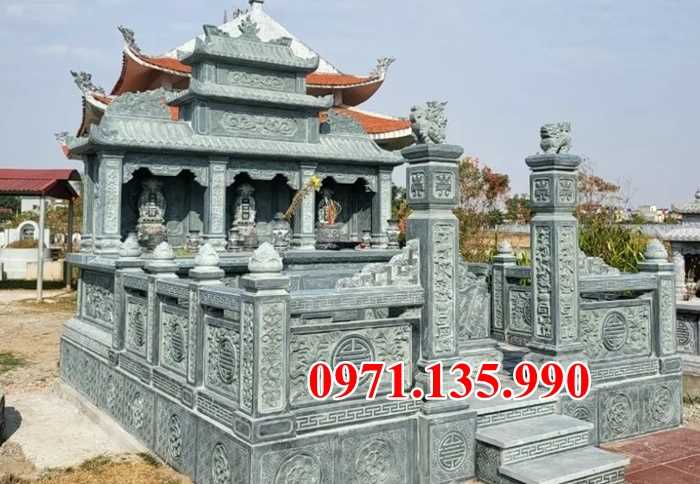 Mẫu lăng mộ đá đẹp bán tại hải phòng hải dương mộ đá gia đình dòng họ