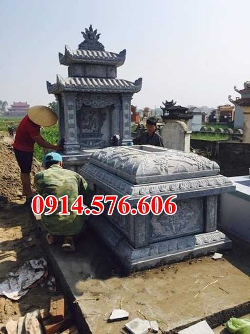 Mẫu mộ đá xanh đẹp bán TP HCM sài gòn lăng mộ đá khối tự nhiên
