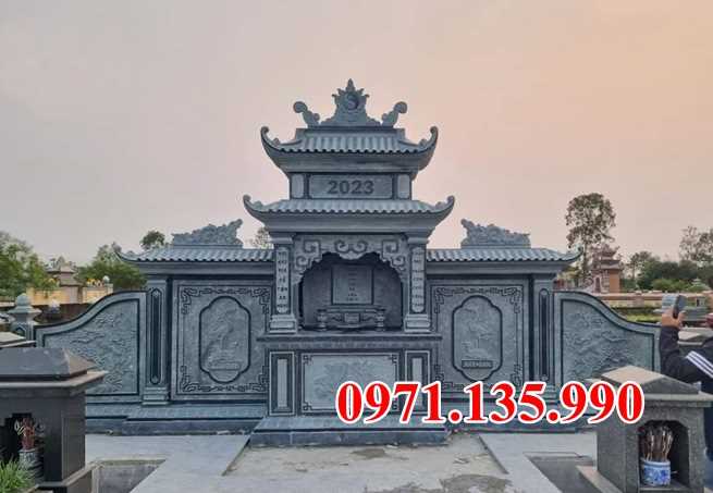 Khuôn viên lăng mộ bằng đá bán Hậu Giang - gia tộc dòng họ