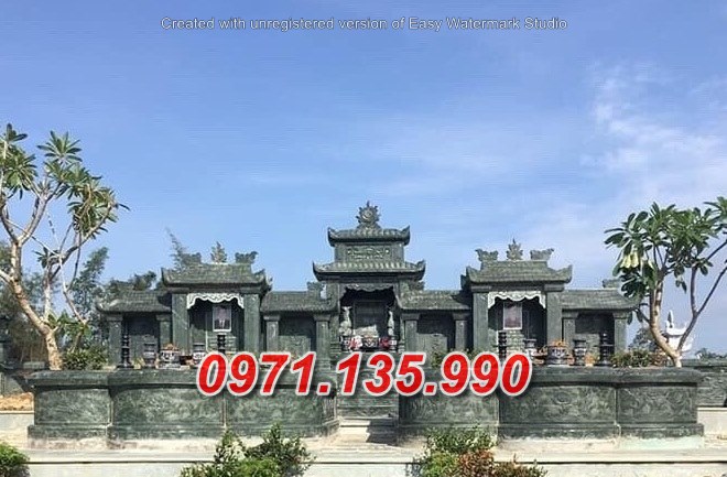 Lăng mộ đá - Mẫu lăng mộ bằng đá đơn giản đẹp bán tại Kiên Giang