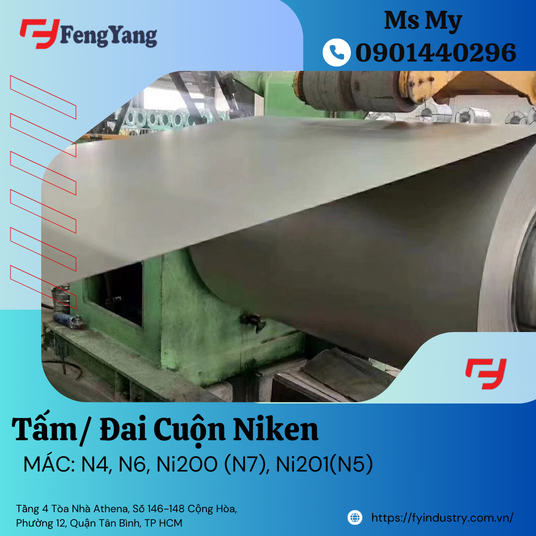 Tấm Niken/ Đai Cuộn Niken Tinh Khiết Giá Cạnh Tranh - LH 0901440296