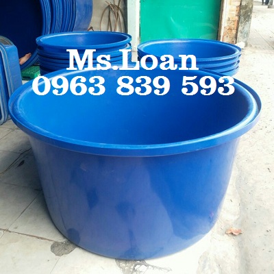 Bể nhựa tròn 1000 lít nuôi cá, bể nhựa đựng nước làm hồ bơi 0963839593